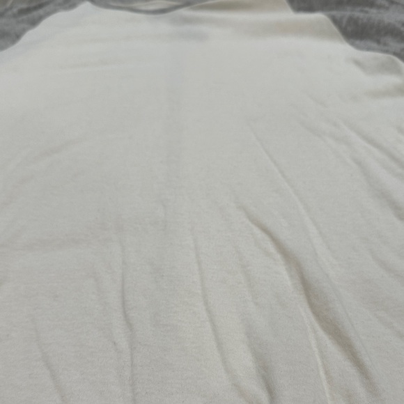 Rag & Bone Men’s Large Gray and Cream Baseball Style 3/4 Sleeve Tee - Picture 7 of 11
